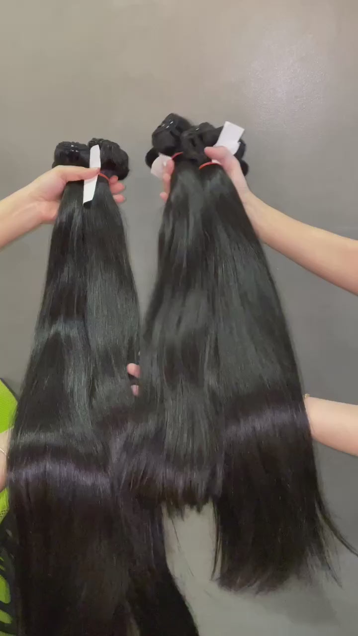 Noire Muse Raw Bundle — Natural Straight 20